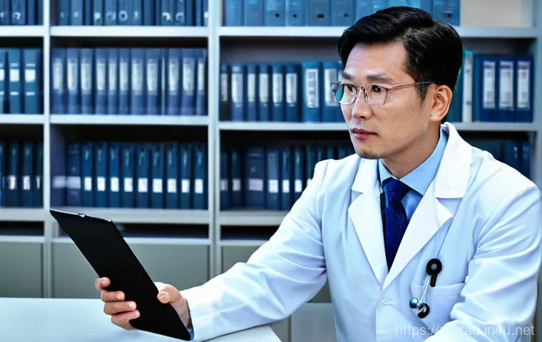 MRI 검사 의료보험 적용 여부 - **Prompt 1: High-Tech Brain MRI Examination**
    "A wide shot of a modern, sleek MRI machine in a c...