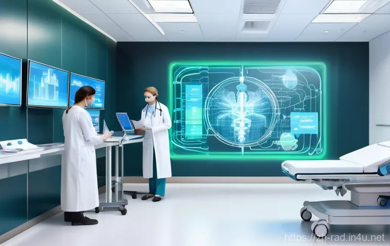 MRI 검사 의료보험 적용 여부 - **Prompt 2: Doctor-Patient Consultation on MRI Insurance**
    "Inside a well-lit and professional d...