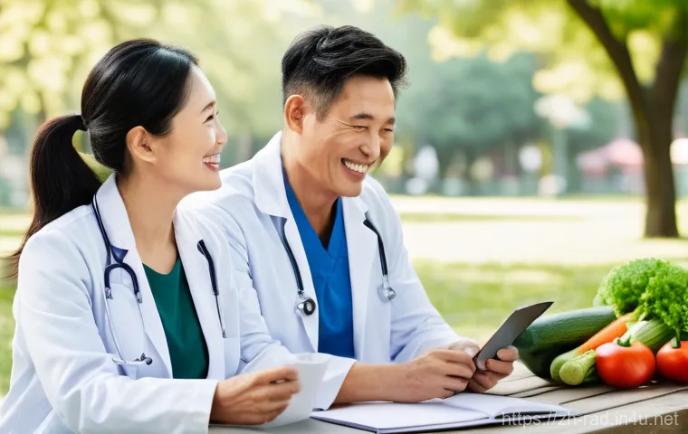 위장 X ray 검사 과정 - **Prompt:** Inside a brightly lit, sterile yet welcoming medical X-ray room, an East Asian male pati...