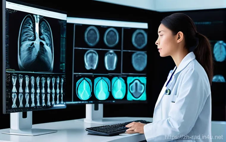 X ray와 CT 차이점 - **Prompt 2: CT Scan for Detailed Organ Examination**
    An intricately detailed image showcasing th...